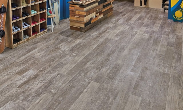 Karndean Aged Redwood commercial flooring